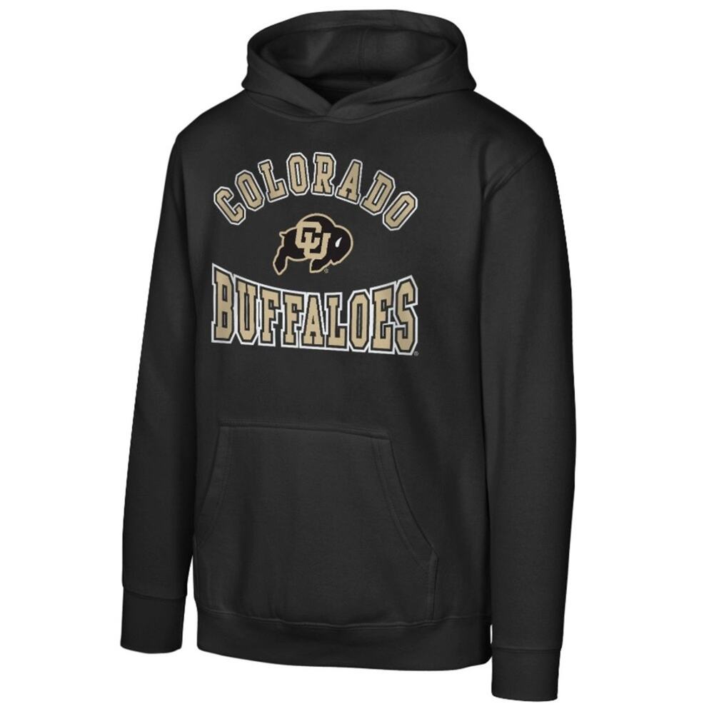 Gen2 CU Colorado Buffaloes Kids Fleece Hoodie Black Big Boys Girls Youth S 8